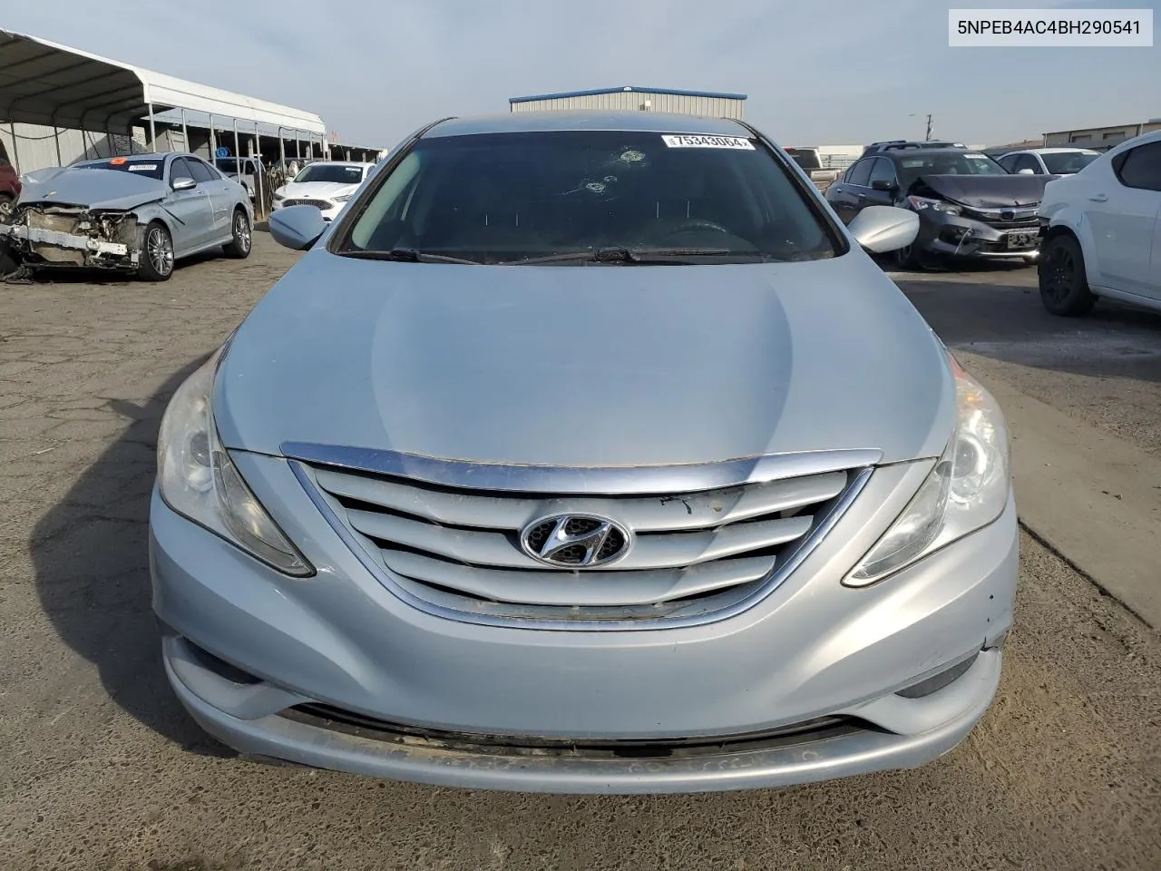 2011 Hyundai Sonata Gls VIN: 5NPEB4AC4BH290541 Lot: 75343064