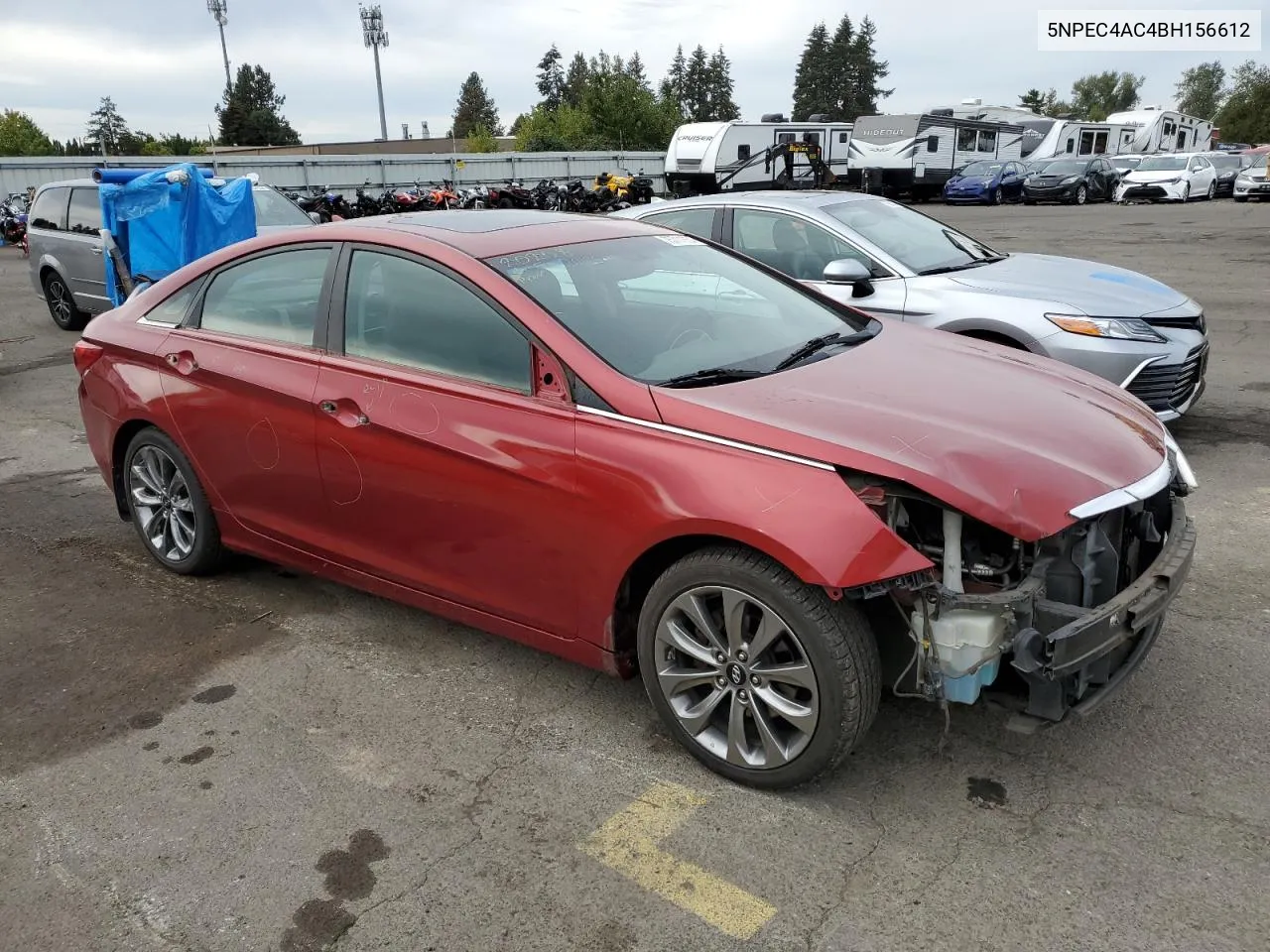 2011 Hyundai Sonata Se VIN: 5NPEC4AC4BH156612 Lot: 75711654