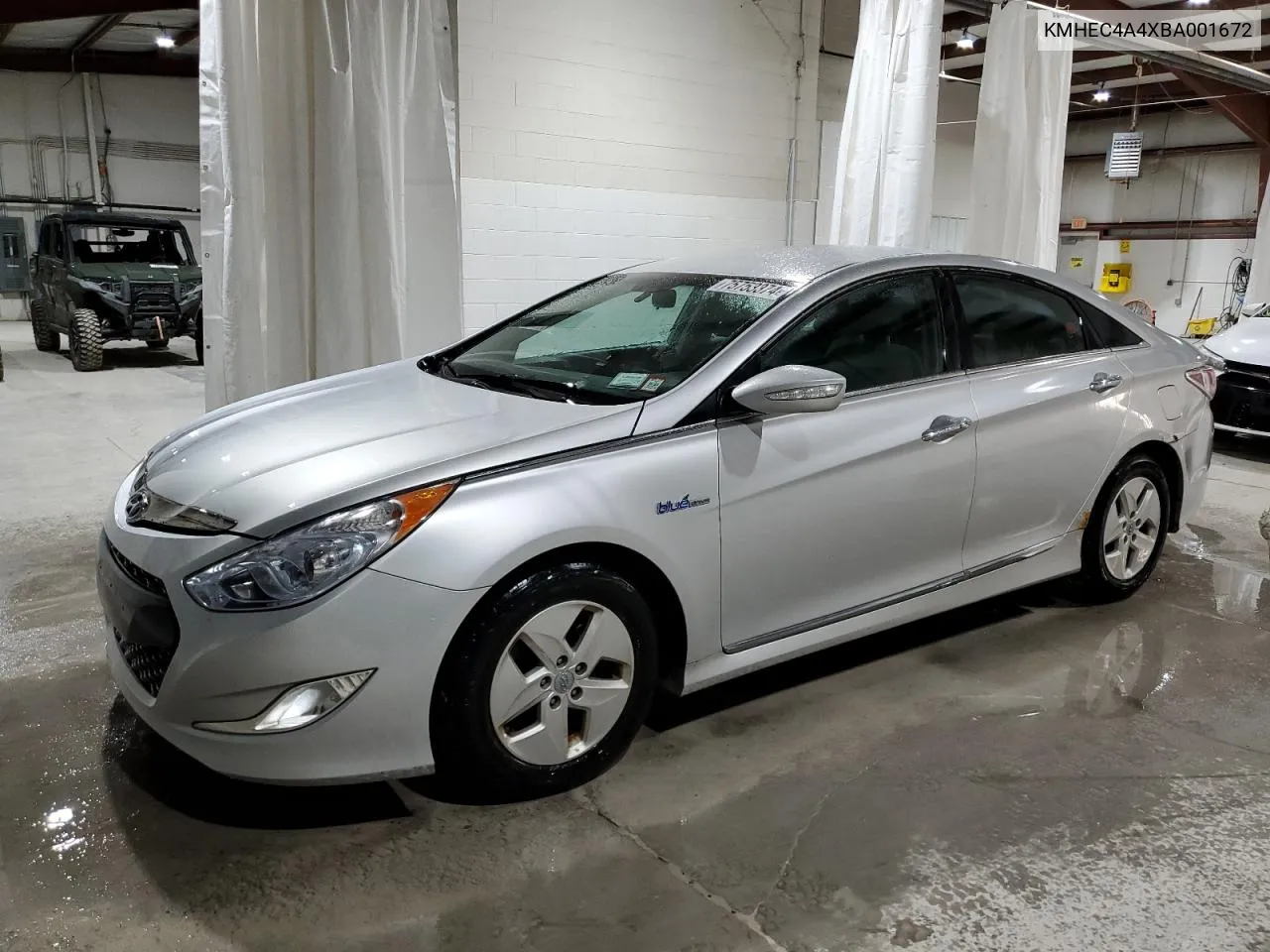 2011 Hyundai Sonata Hybrid VIN: KMHEC4A4XBA001672 Lot: 75753374