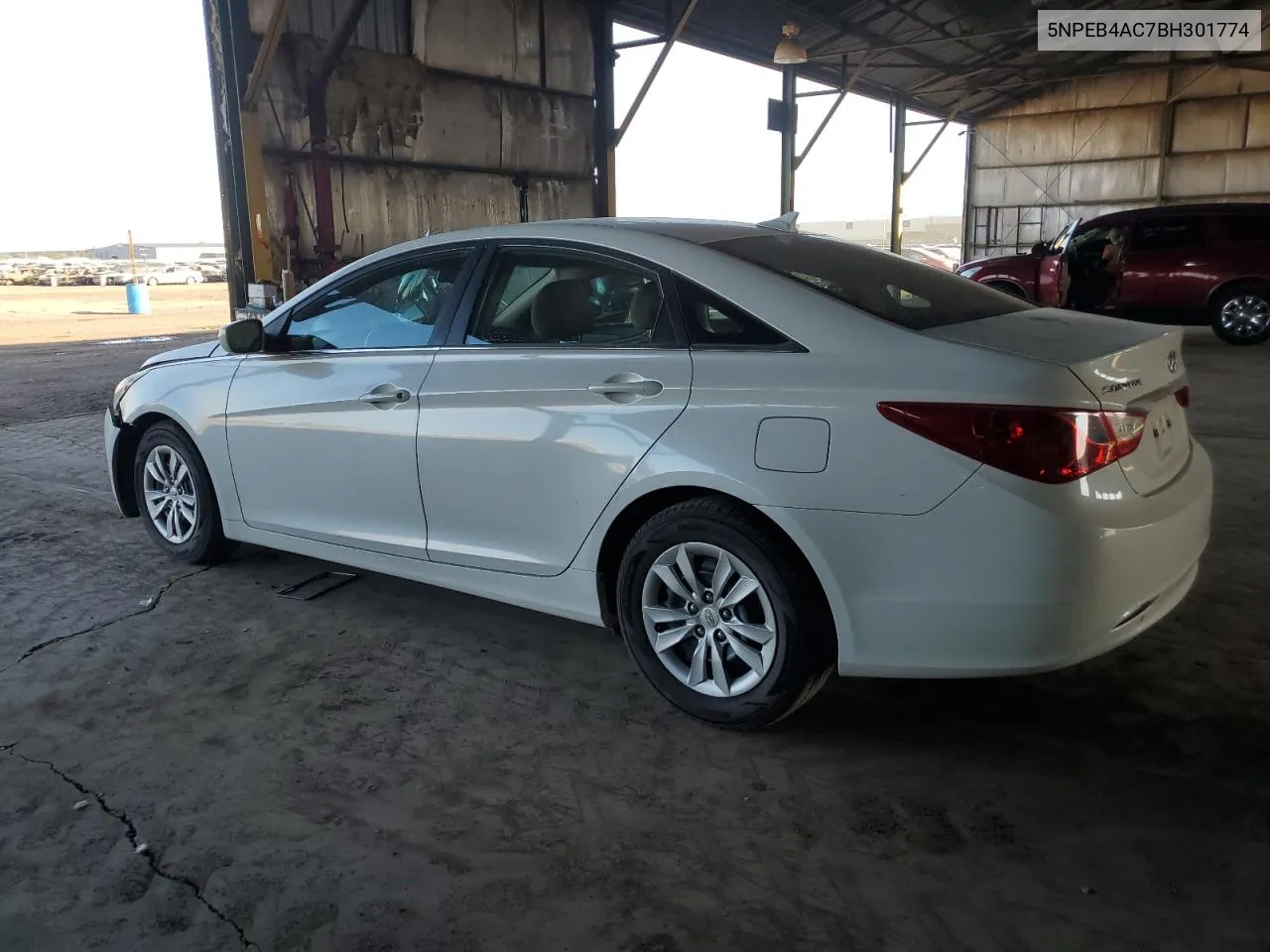 2011 Hyundai Sonata Gls VIN: 5NPEB4AC7BH301774 Lot: 75855714