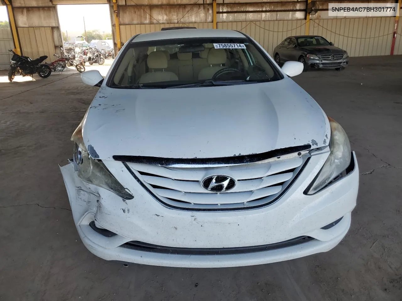 2011 Hyundai Sonata Gls VIN: 5NPEB4AC7BH301774 Lot: 75855714