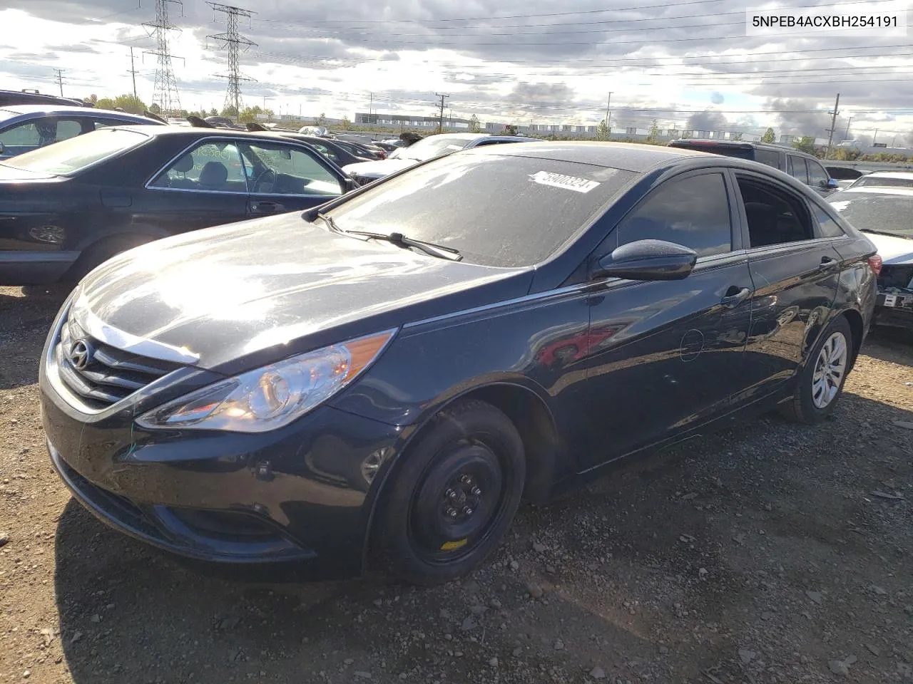 2011 Hyundai Sonata Gls VIN: 5NPEB4ACXBH254191 Lot: 75900324