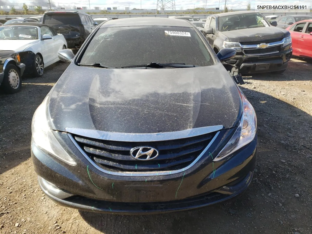 2011 Hyundai Sonata Gls VIN: 5NPEB4ACXBH254191 Lot: 75900324