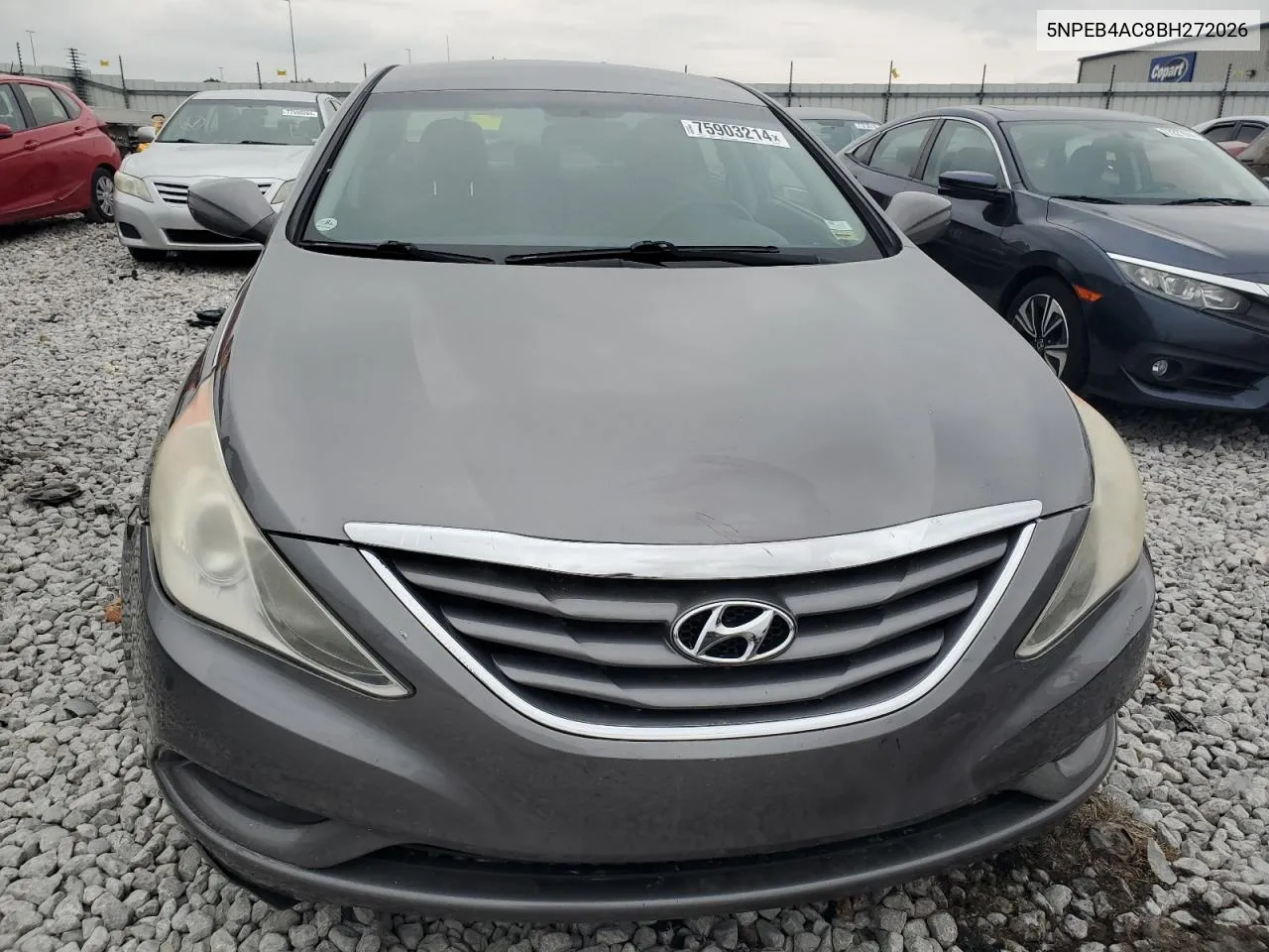 2011 Hyundai Sonata Gls VIN: 5NPEB4AC8BH272026 Lot: 75903214