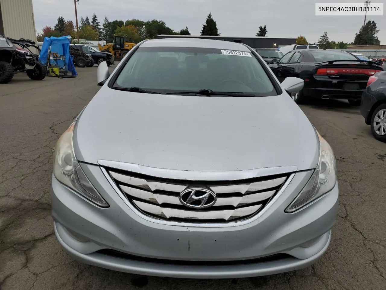 2011 Hyundai Sonata Se VIN: 5NPEC4AC3BH181114 Lot: 75912874