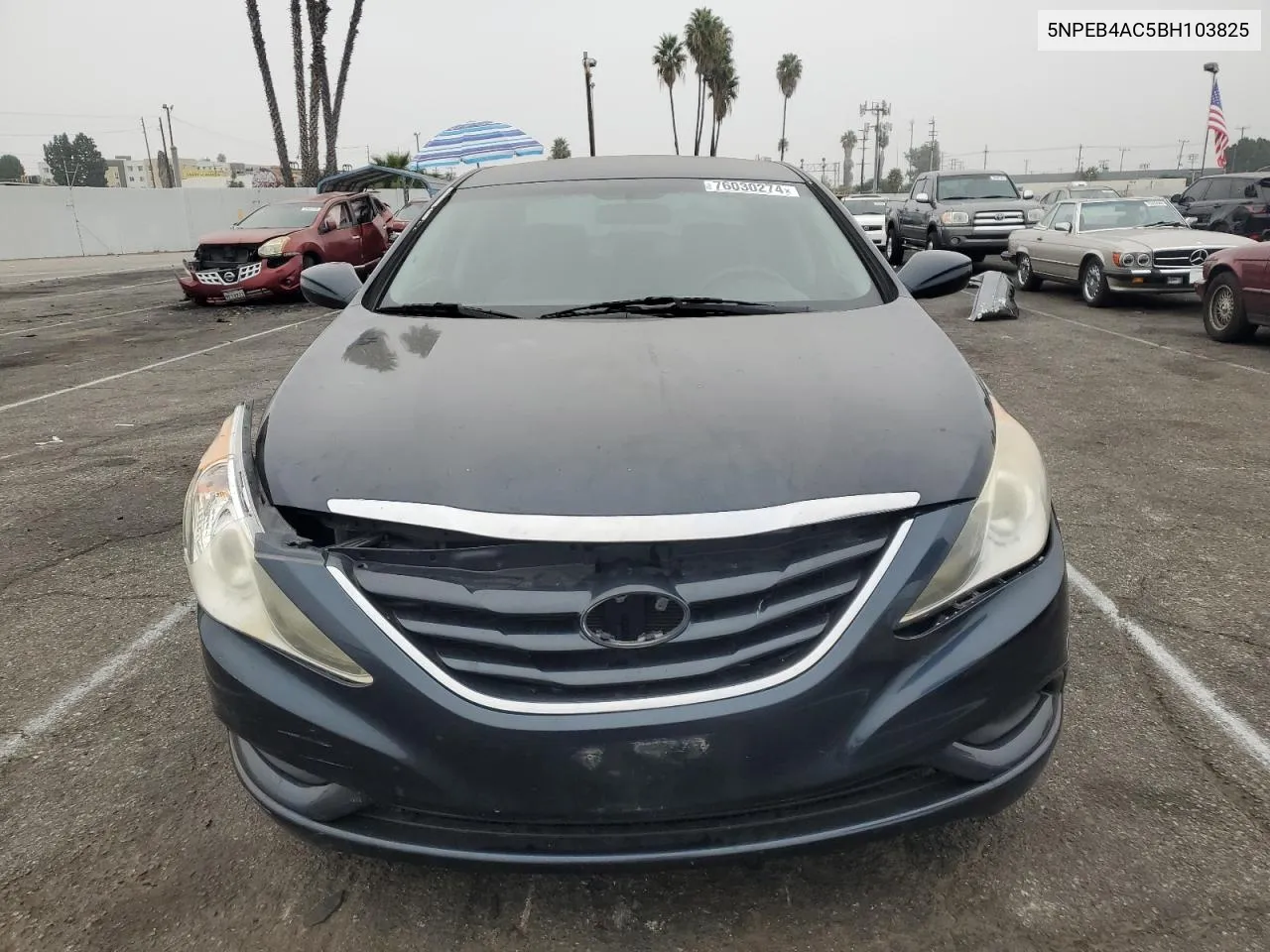 2011 Hyundai Sonata Gls VIN: 5NPEB4AC5BH103825 Lot: 76030274