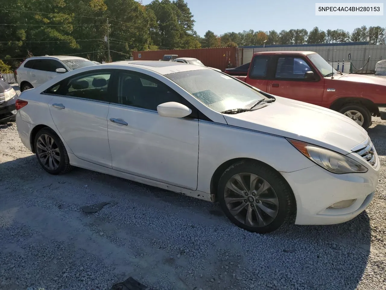 2011 Hyundai Sonata Se VIN: 5NPEC4AC4BH280153 Lot: 76097074