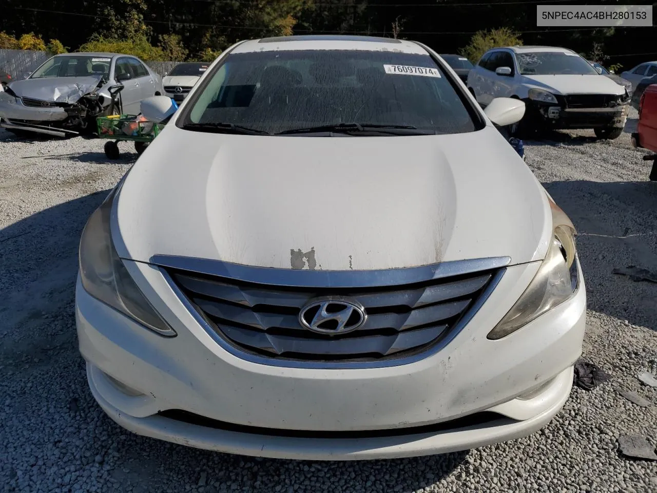 2011 Hyundai Sonata Se VIN: 5NPEC4AC4BH280153 Lot: 76097074