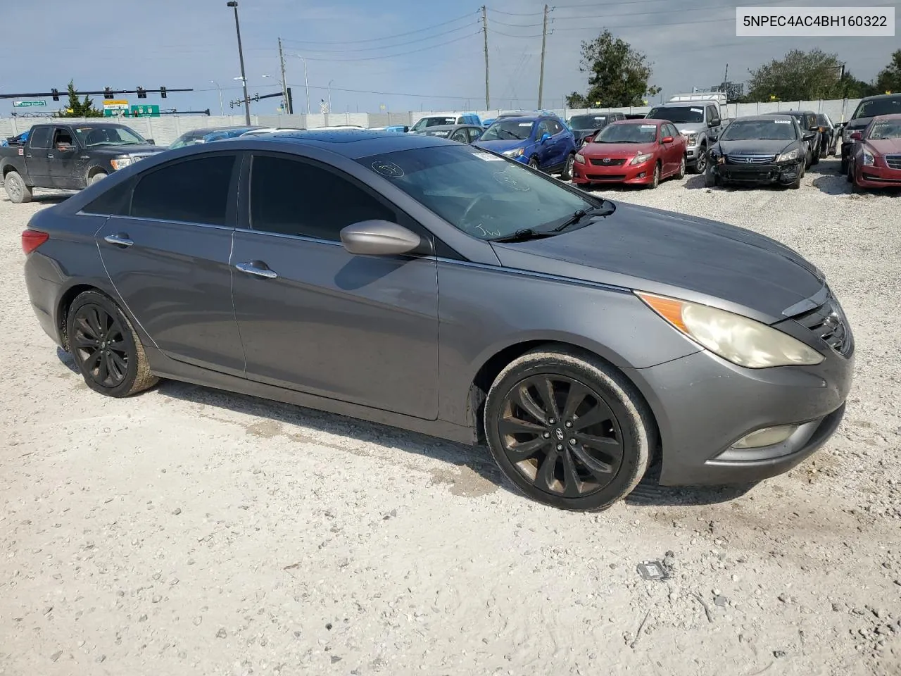 2011 Hyundai Sonata Se VIN: 5NPEC4AC4BH160322 Lot: 76118684