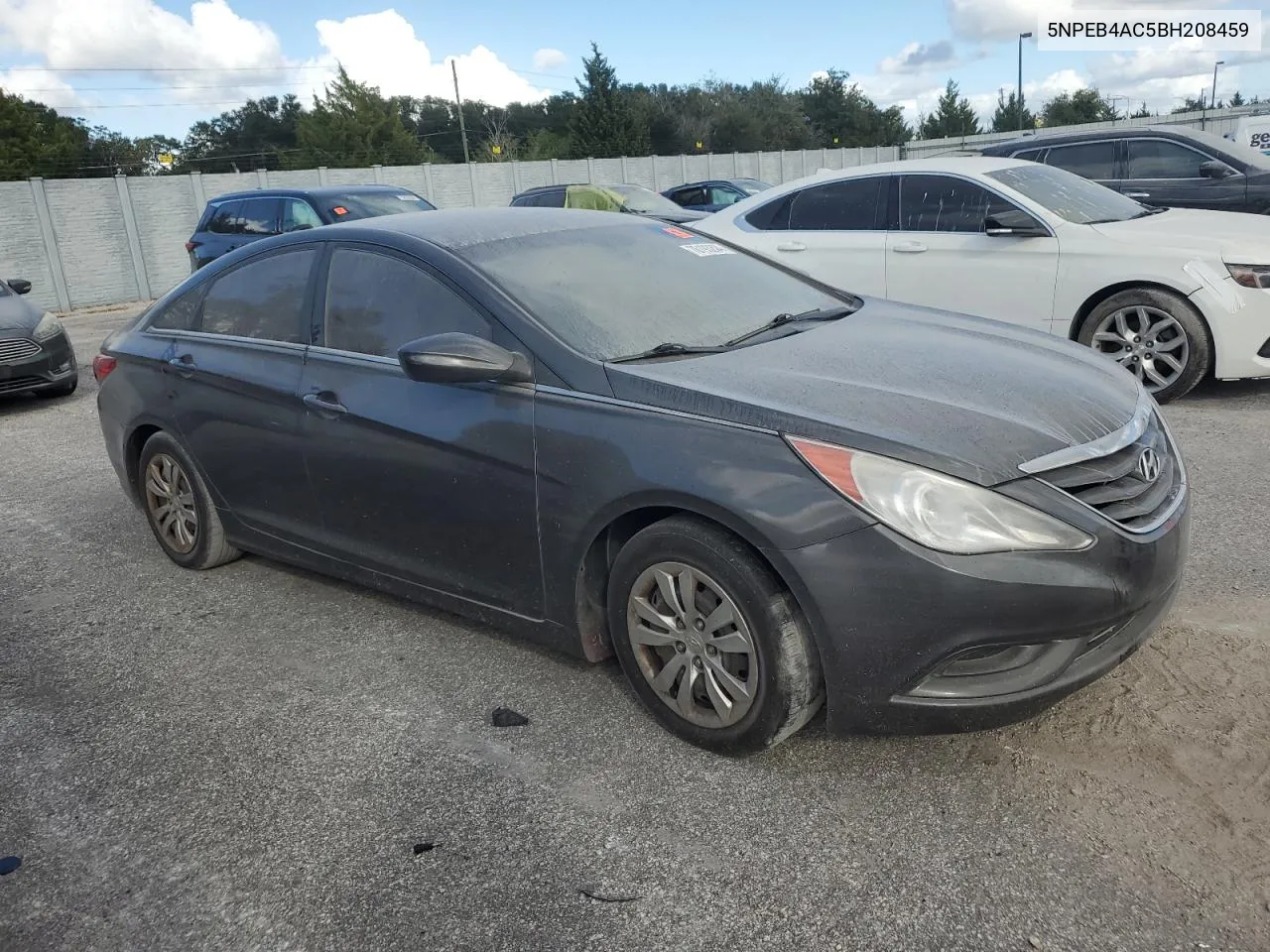 2011 Hyundai Sonata Gls VIN: 5NPEB4AC5BH208459 Lot: 76193204