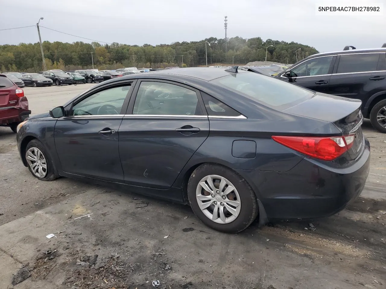 2011 Hyundai Sonata Gls VIN: 5NPEB4AC7BH278982 Lot: 76201894