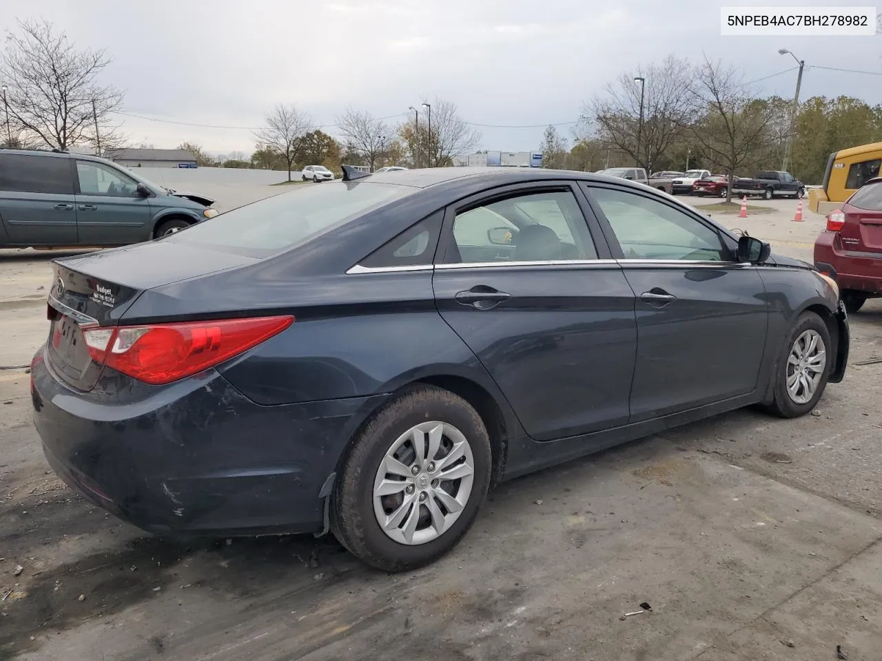 2011 Hyundai Sonata Gls VIN: 5NPEB4AC7BH278982 Lot: 76201894