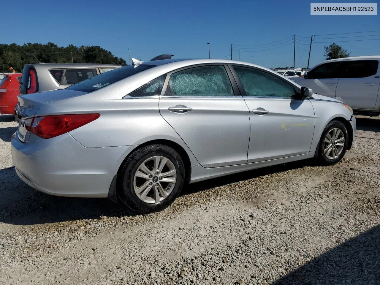 2011 Hyundai Sonata Gls VIN: 5NPEB4AC5BH192523 Lot: 76261814