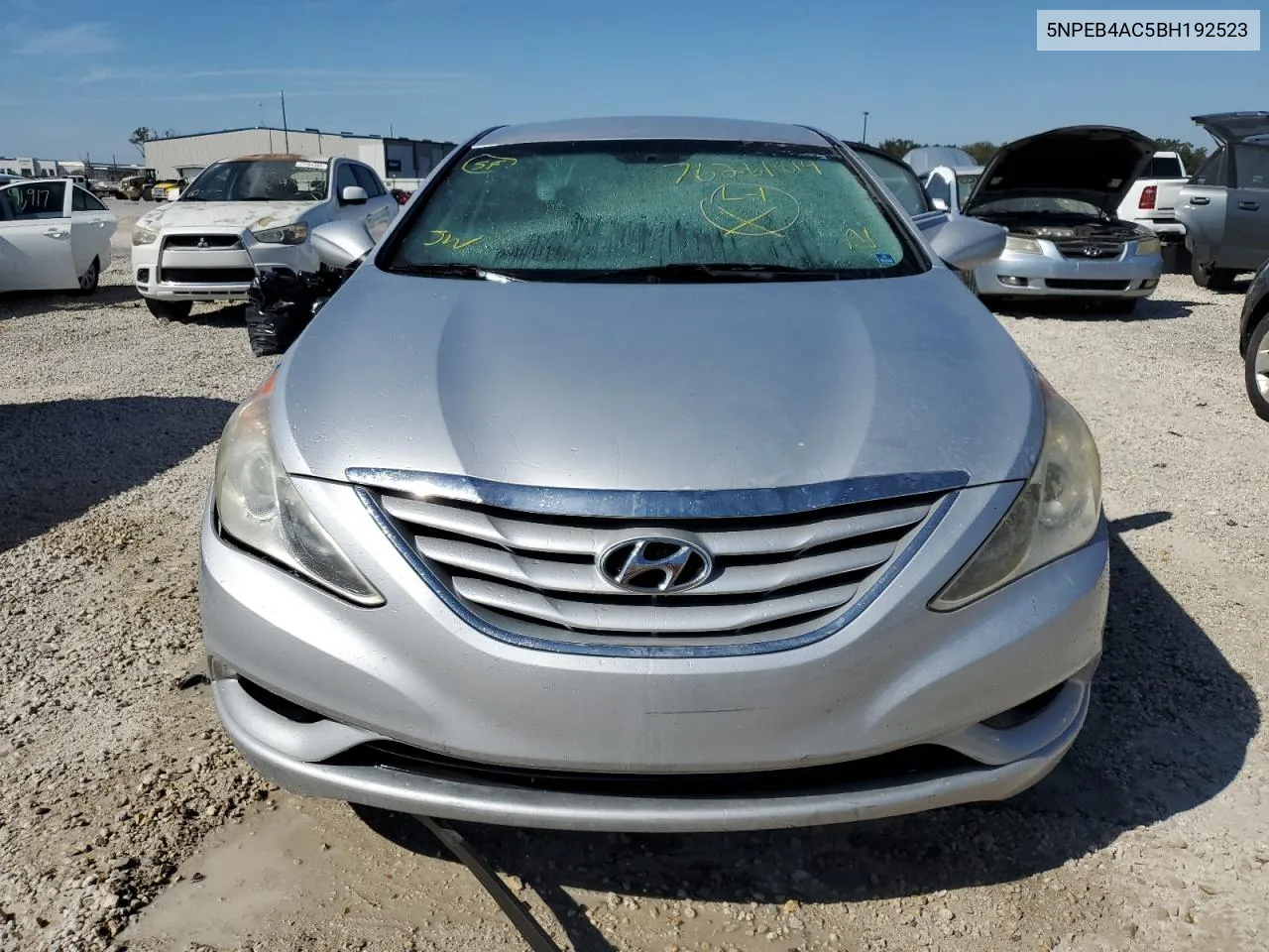 2011 Hyundai Sonata Gls VIN: 5NPEB4AC5BH192523 Lot: 76261814