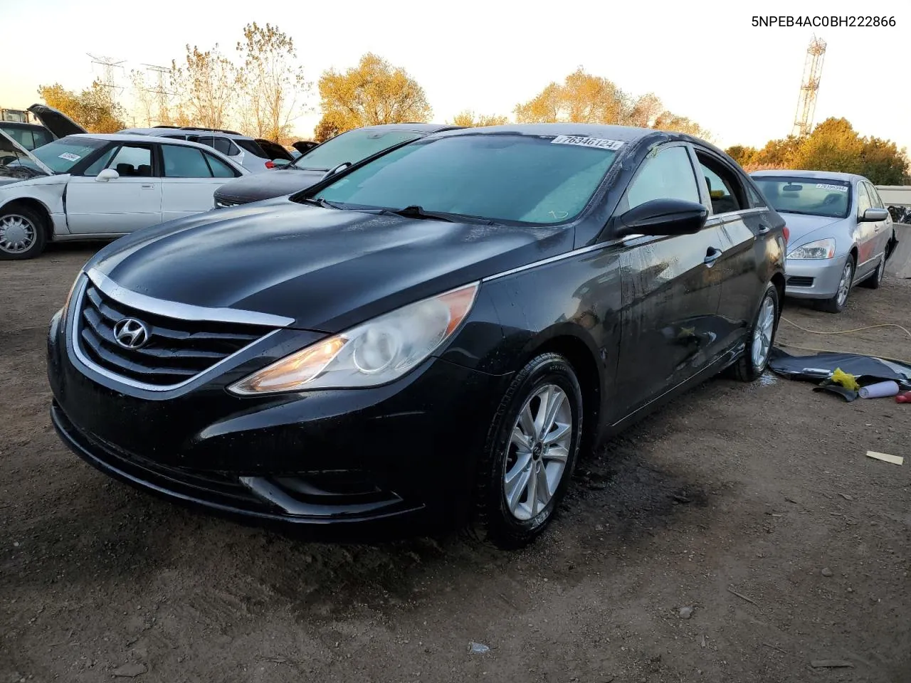 2011 Hyundai Sonata Gls VIN: 5NPEB4AC0BH222866 Lot: 76346124