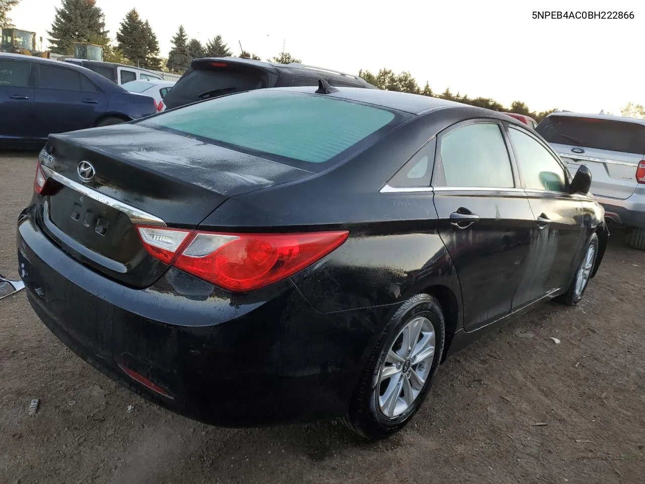 2011 Hyundai Sonata Gls VIN: 5NPEB4AC0BH222866 Lot: 76346124