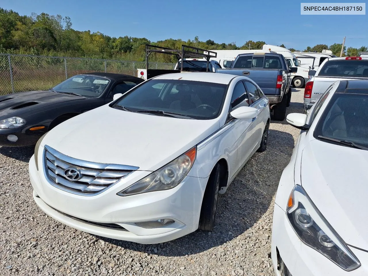 2011 Hyundai Sonata Se VIN: 5NPEC4AC4BH187150 Lot: 76362524