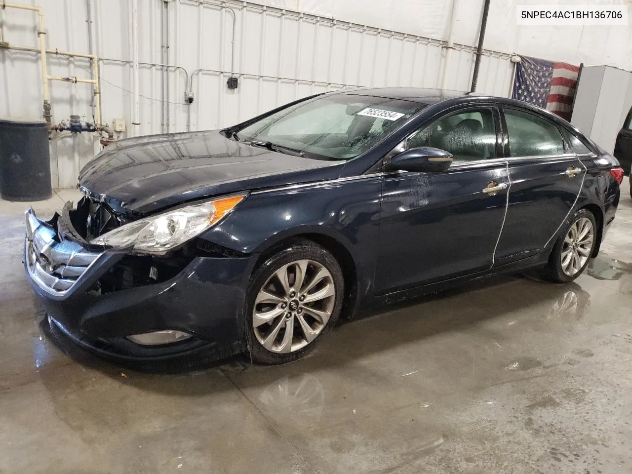 2011 Hyundai Sonata Se VIN: 5NPEC4AC1BH136706 Lot: 76523554