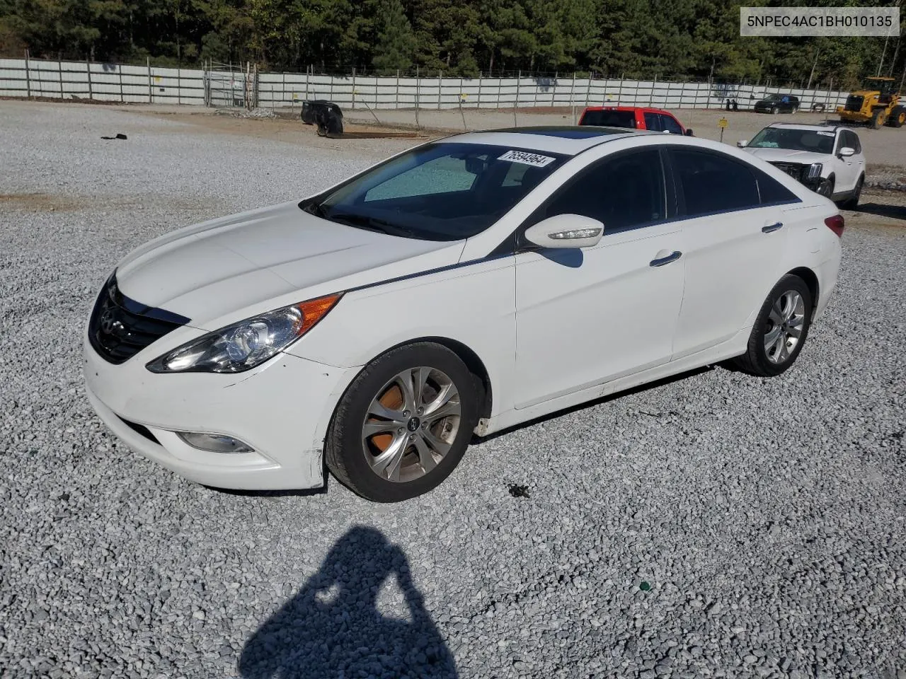 2011 Hyundai Sonata Se VIN: 5NPEC4AC1BH010135 Lot: 76594964