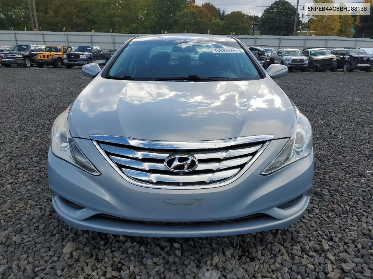 2011 Hyundai Sonata Gls VIN: 5NPEB4AC8BH088138 Lot: 76699324