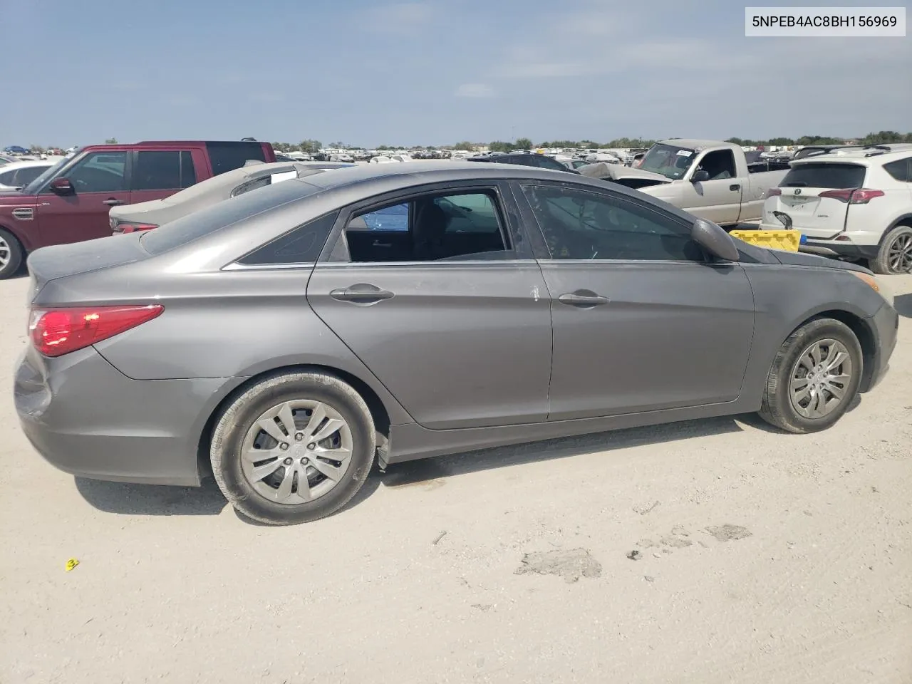 2011 Hyundai Sonata Gls VIN: 5NPEB4AC8BH156969 Lot: 76818834