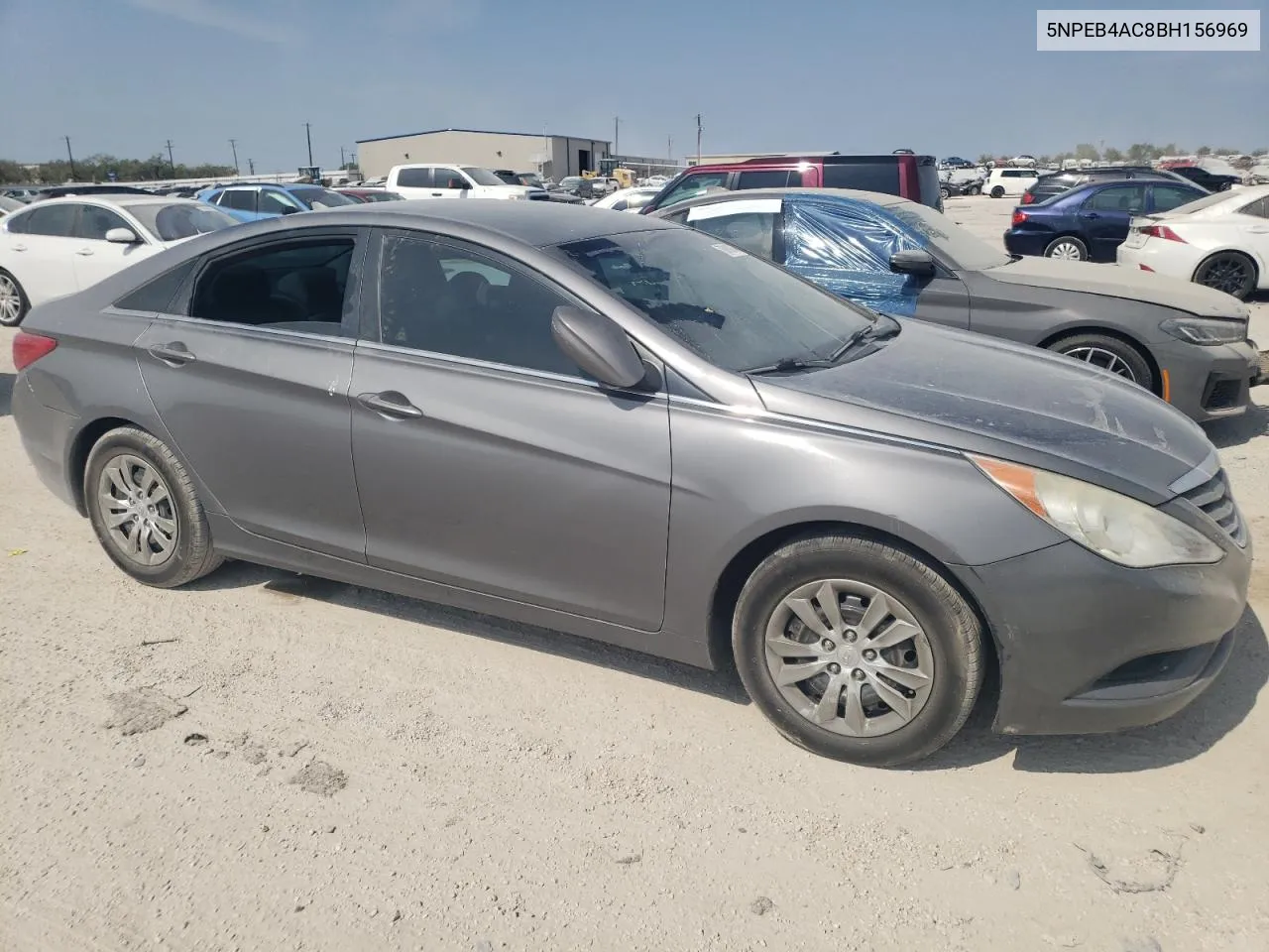 2011 Hyundai Sonata Gls VIN: 5NPEB4AC8BH156969 Lot: 76818834