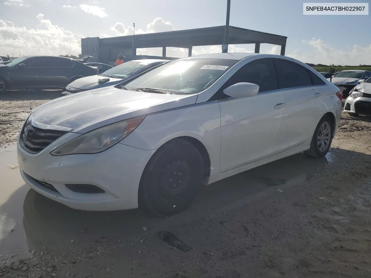 2011 Hyundai Sonata Gls VIN: 5NPEB4AC7BH022907 Lot: 76910084