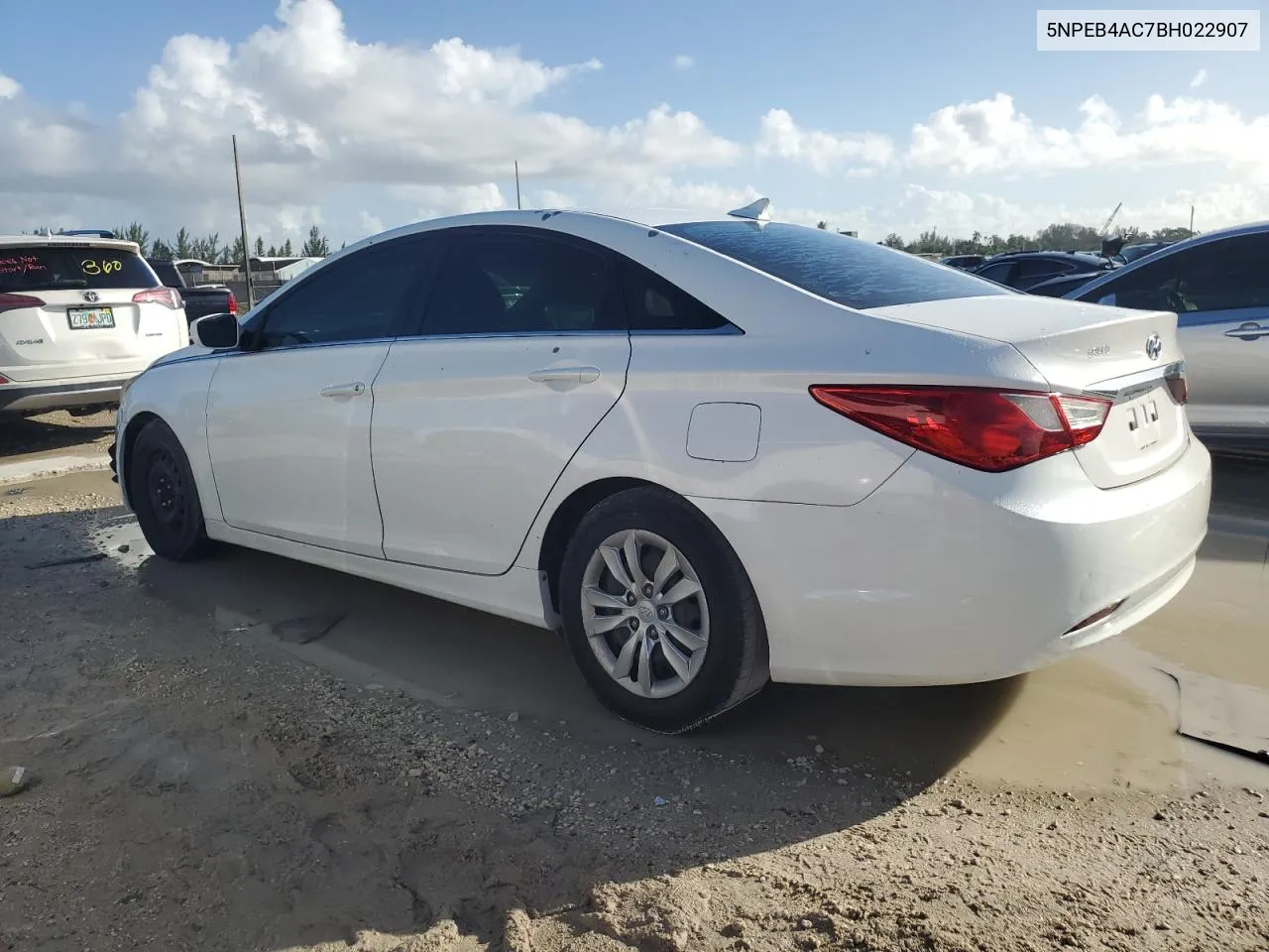 2011 Hyundai Sonata Gls VIN: 5NPEB4AC7BH022907 Lot: 76910084