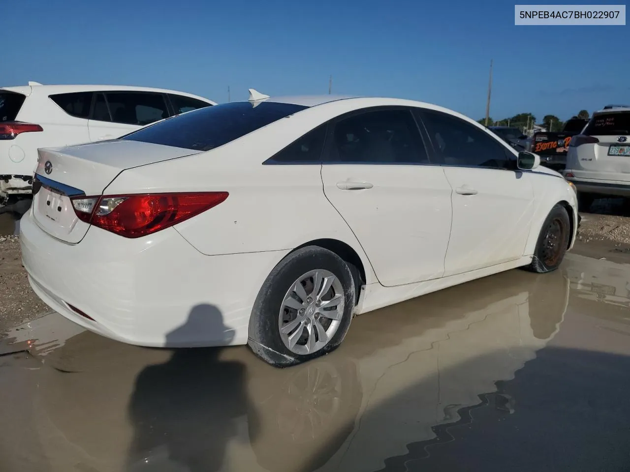 2011 Hyundai Sonata Gls VIN: 5NPEB4AC7BH022907 Lot: 76910084