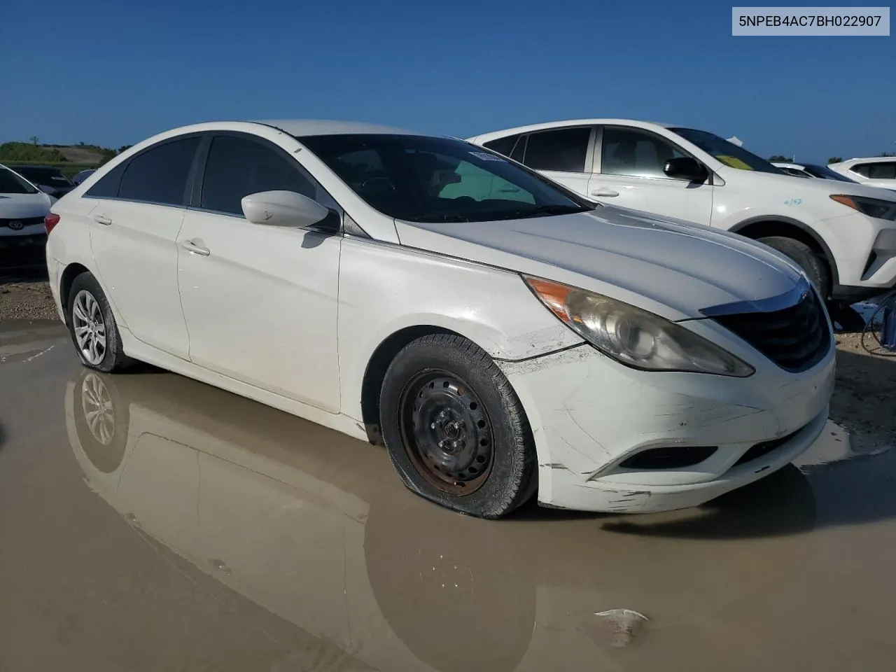 2011 Hyundai Sonata Gls VIN: 5NPEB4AC7BH022907 Lot: 76910084