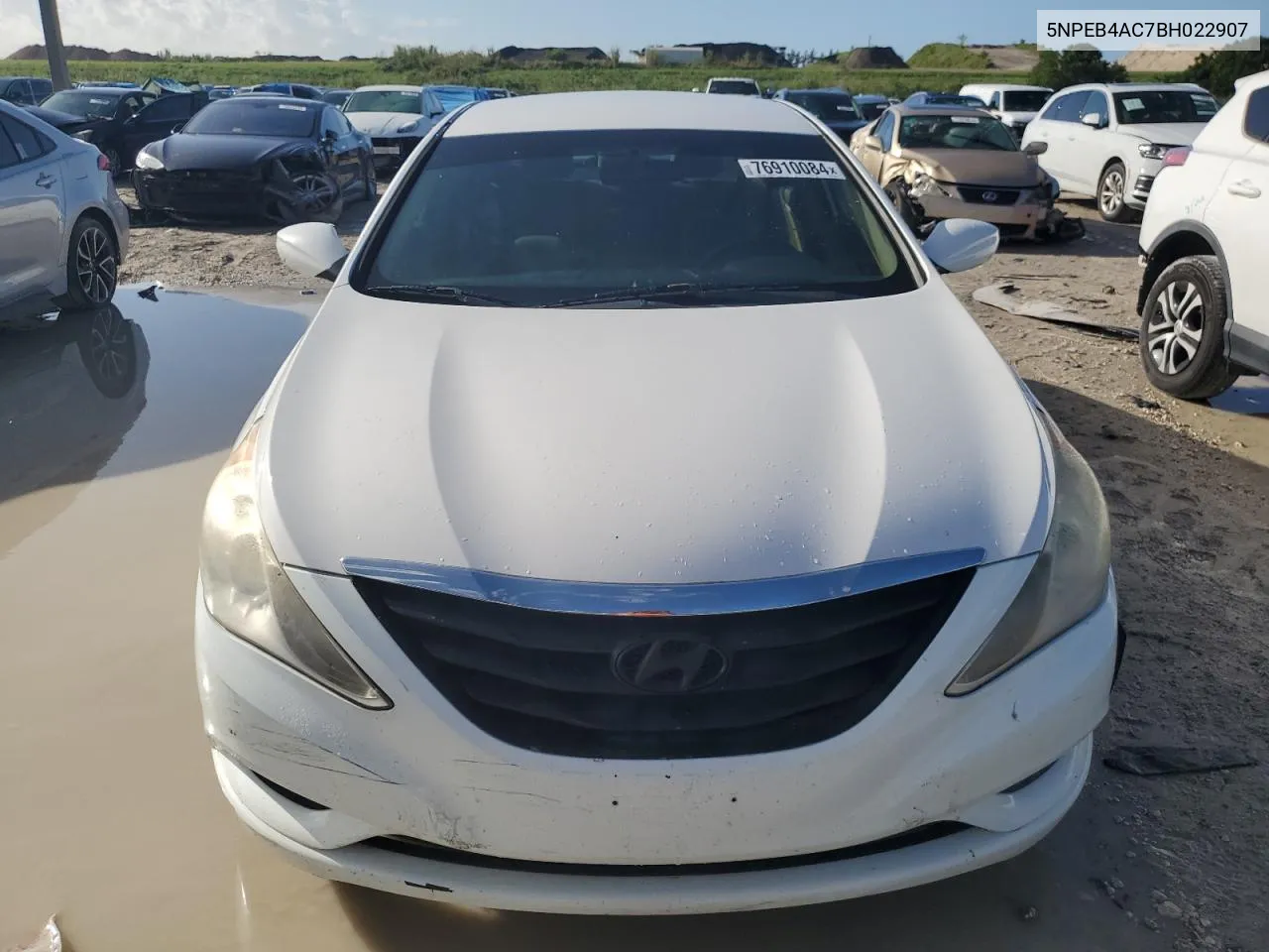 2011 Hyundai Sonata Gls VIN: 5NPEB4AC7BH022907 Lot: 76910084