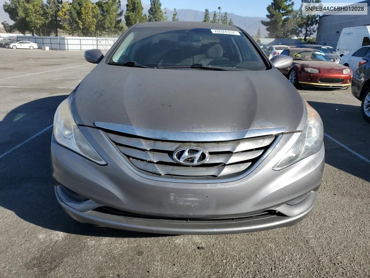 2011 Hyundai Sonata Gls VIN: 5NPEB4AC6BH012028 Lot: 76924334