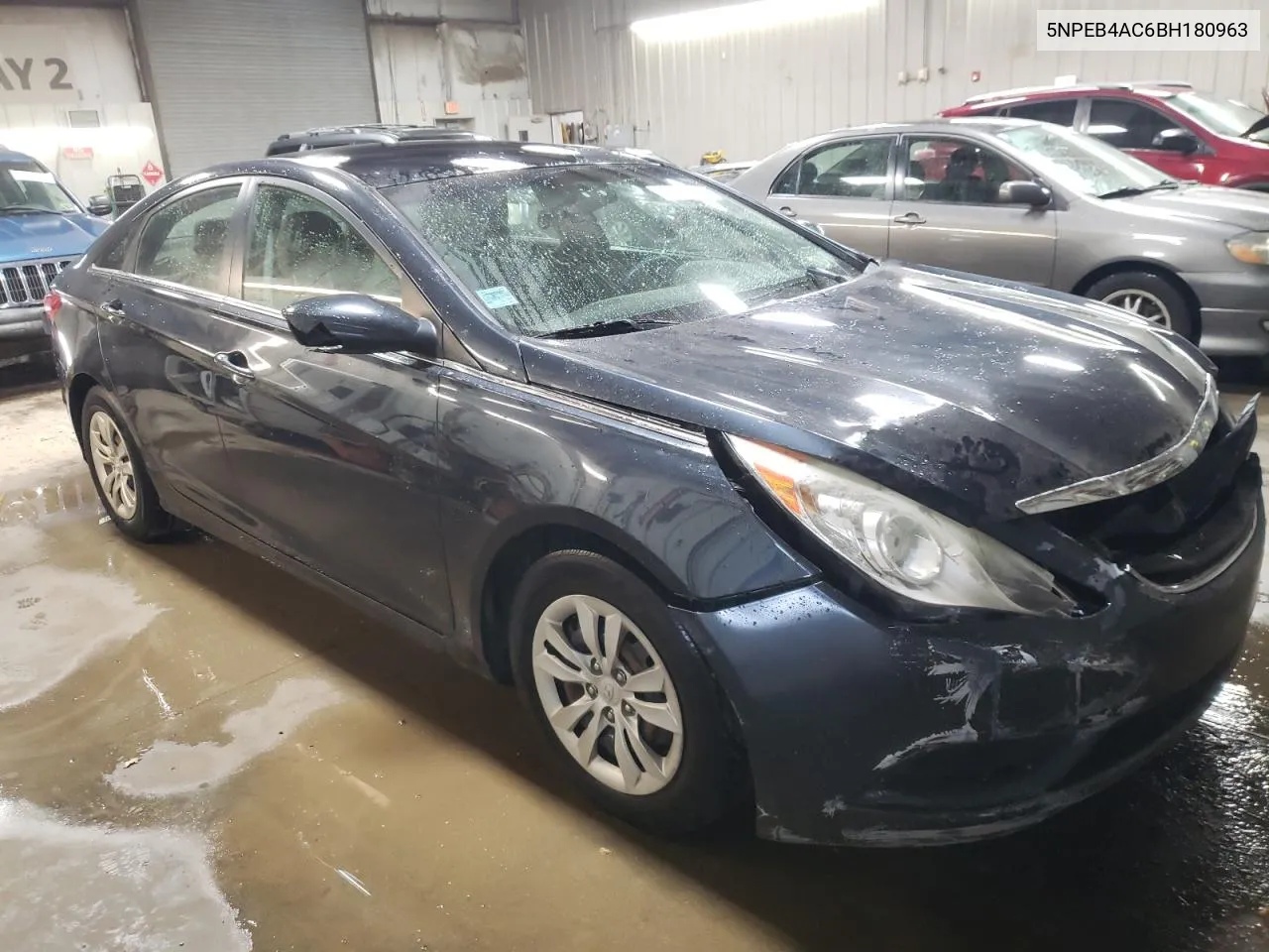 2011 Hyundai Sonata Gls VIN: 5NPEB4AC6BH180963 Lot: 76931284