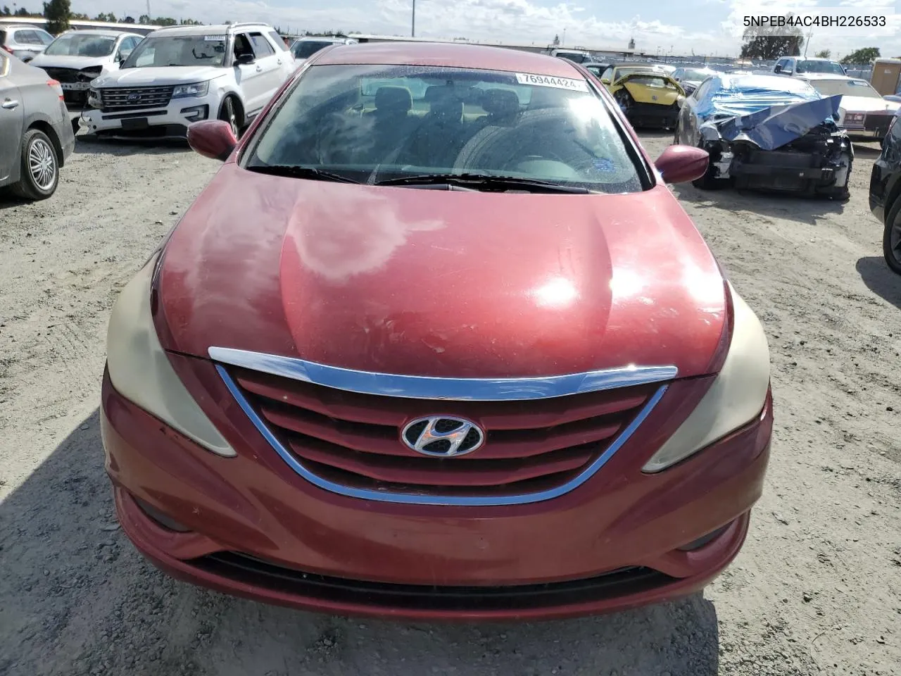 2011 Hyundai Sonata Gls VIN: 5NPEB4AC4BH226533 Lot: 76944424