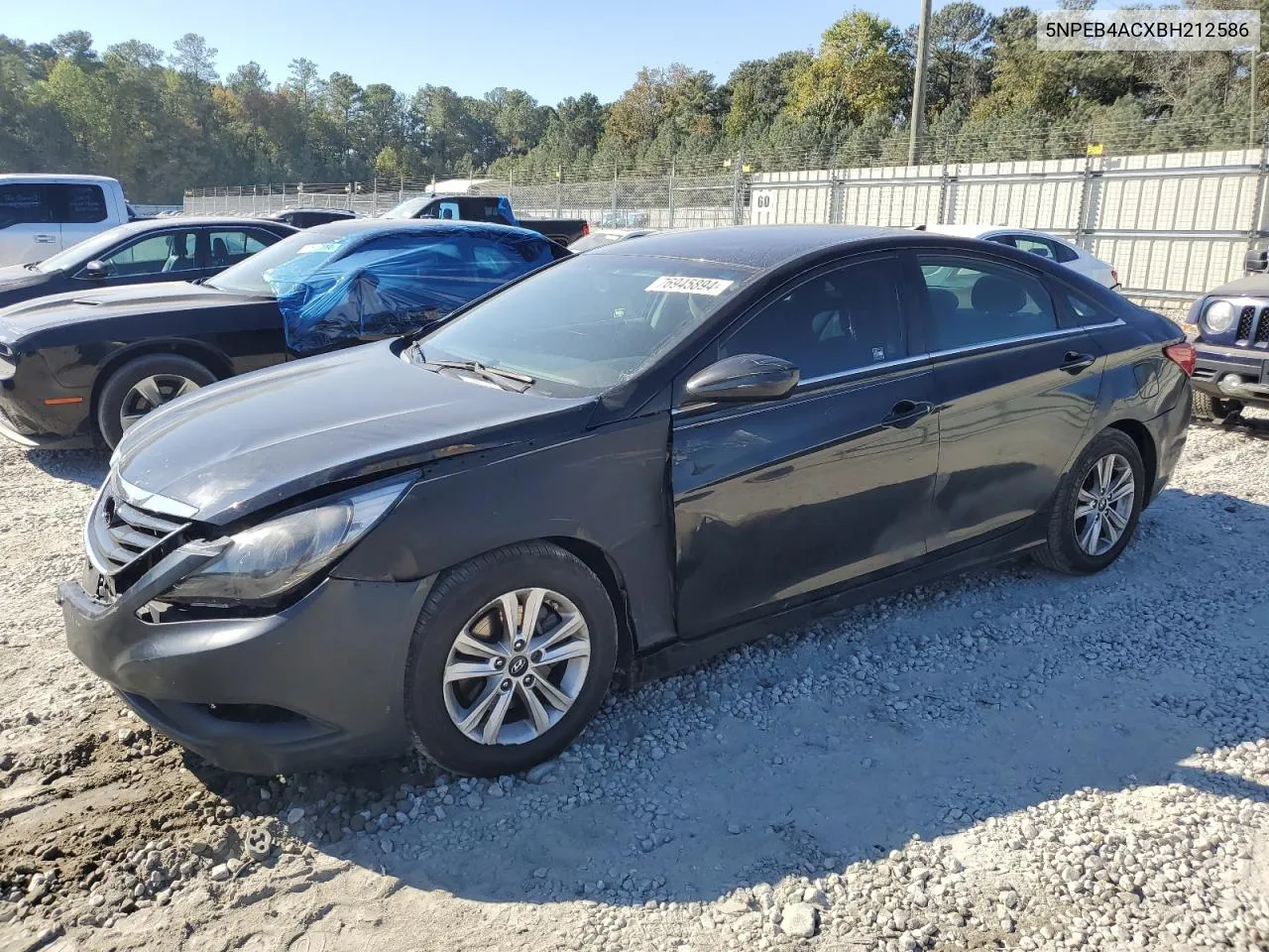 2011 Hyundai Sonata Gls VIN: 5NPEB4ACXBH212586 Lot: 76945894