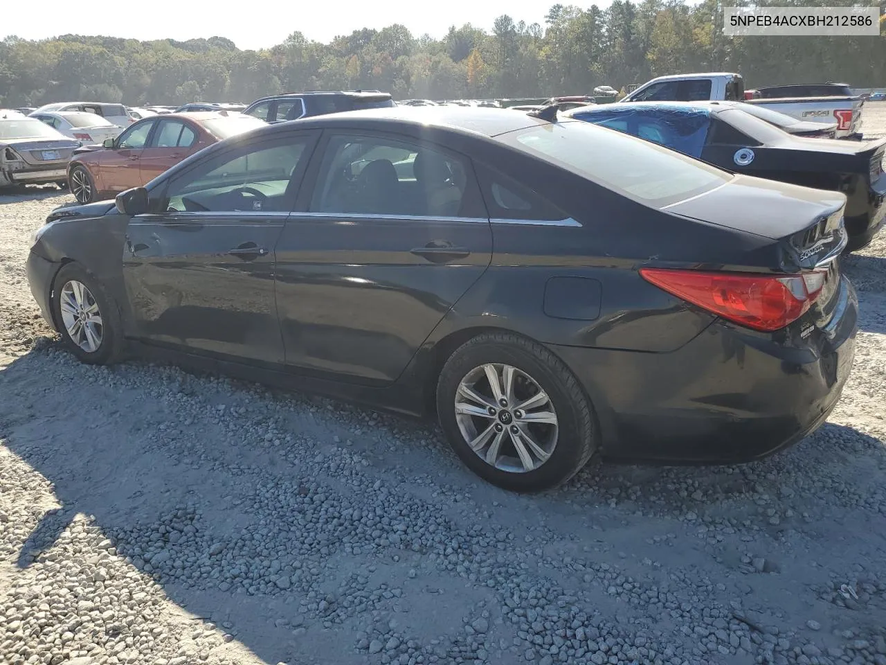 2011 Hyundai Sonata Gls VIN: 5NPEB4ACXBH212586 Lot: 76945894