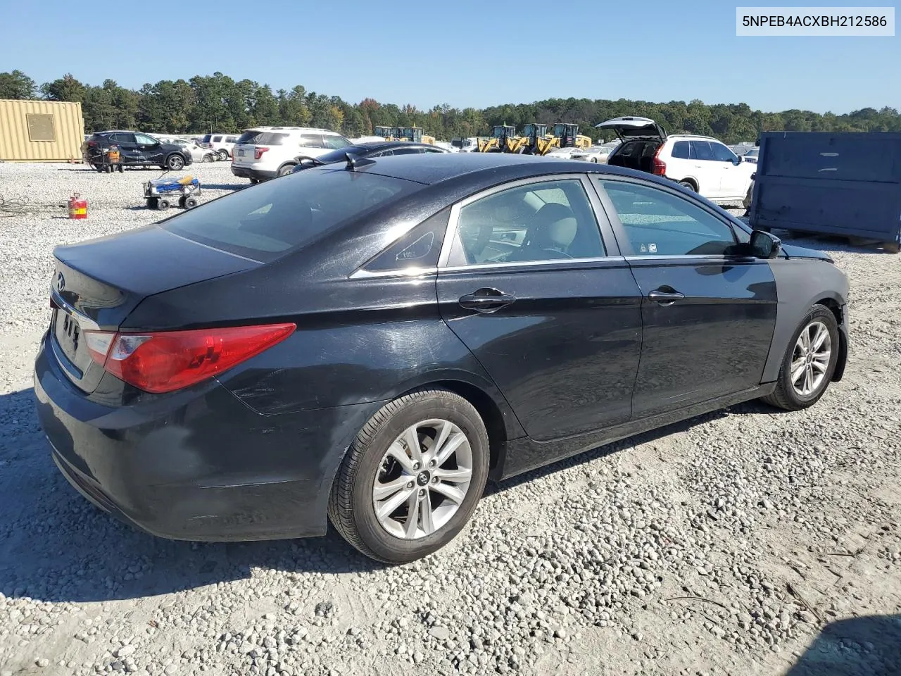 2011 Hyundai Sonata Gls VIN: 5NPEB4ACXBH212586 Lot: 76945894