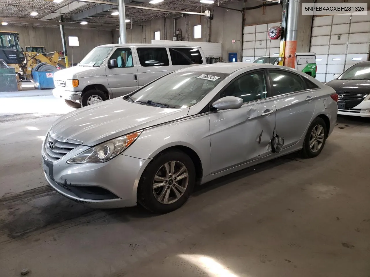 2011 Hyundai Sonata Gls VIN: 5NPEB4ACXBH281326 Lot: 76960104