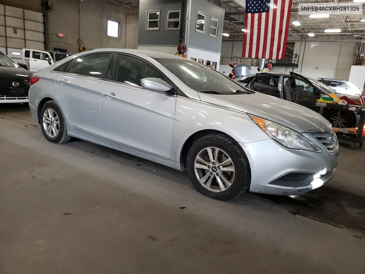 2011 Hyundai Sonata Gls VIN: 5NPEB4ACXBH281326 Lot: 76960104