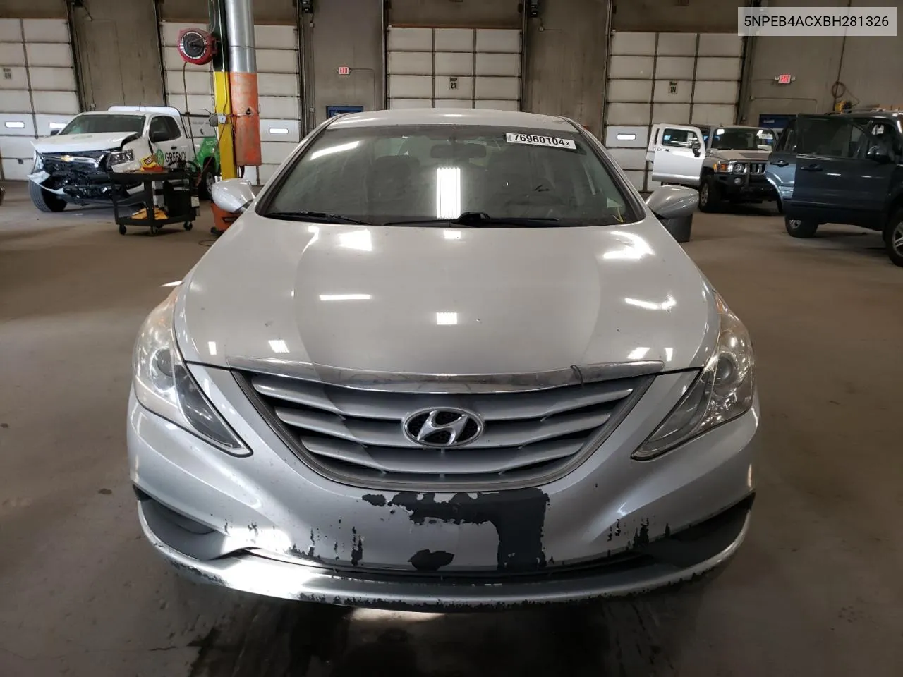 2011 Hyundai Sonata Gls VIN: 5NPEB4ACXBH281326 Lot: 76960104