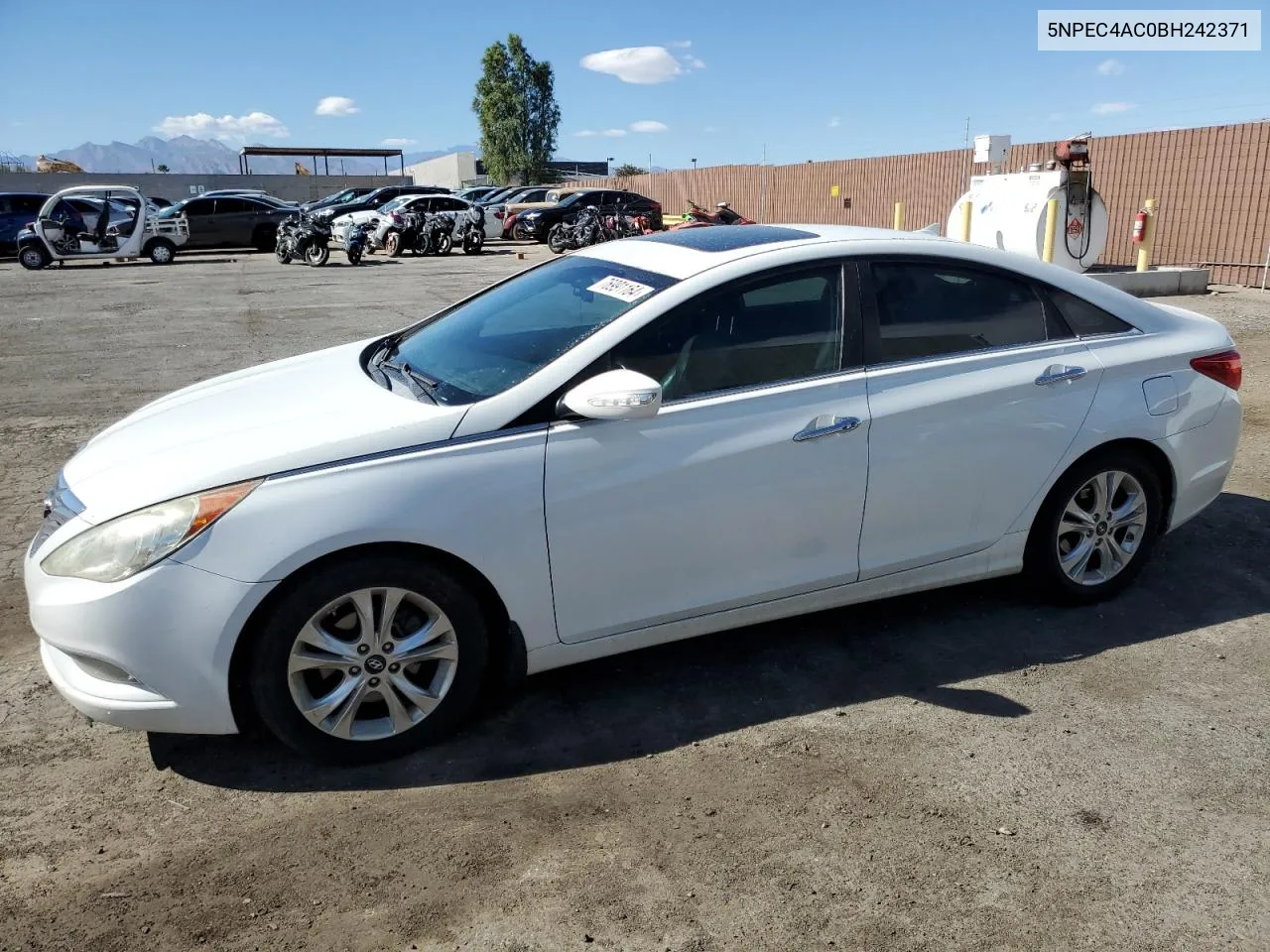 2011 Hyundai Sonata Se VIN: 5NPEC4AC0BH242371 Lot: 76991164