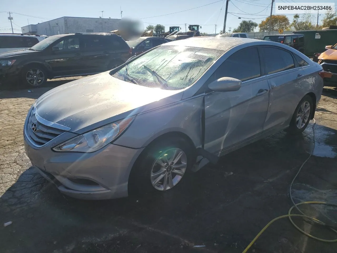 2011 Hyundai Sonata Gls VIN: 5NPEB4AC2BH253486 Lot: 77011914