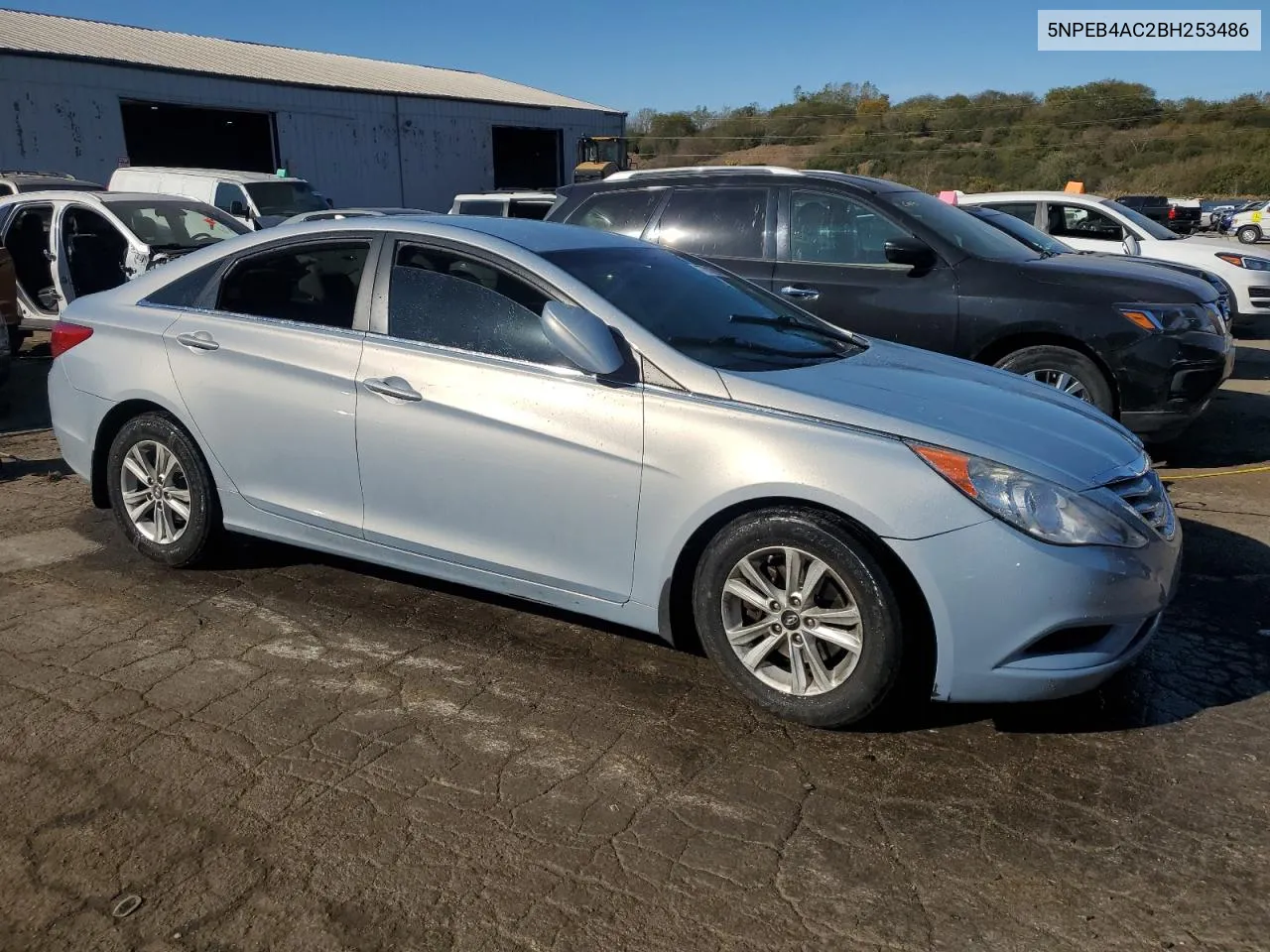 2011 Hyundai Sonata Gls VIN: 5NPEB4AC2BH253486 Lot: 77011914