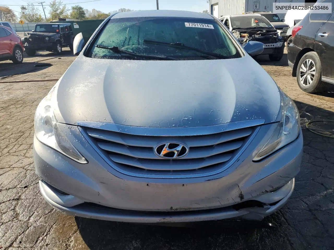 2011 Hyundai Sonata Gls VIN: 5NPEB4AC2BH253486 Lot: 77011914