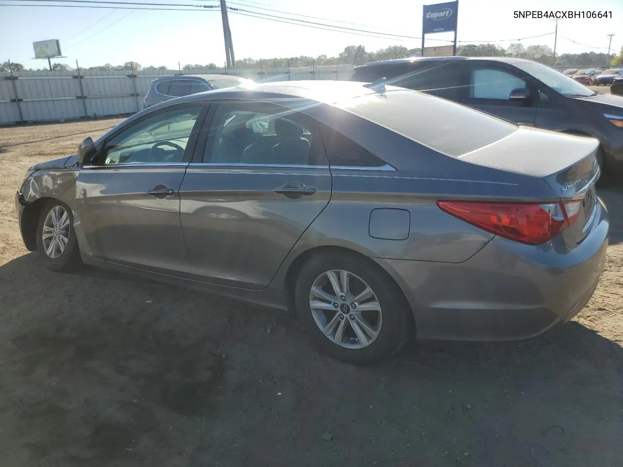 2011 Hyundai Sonata Gls VIN: 5NPEB4ACXBH106641 Lot: 77093644