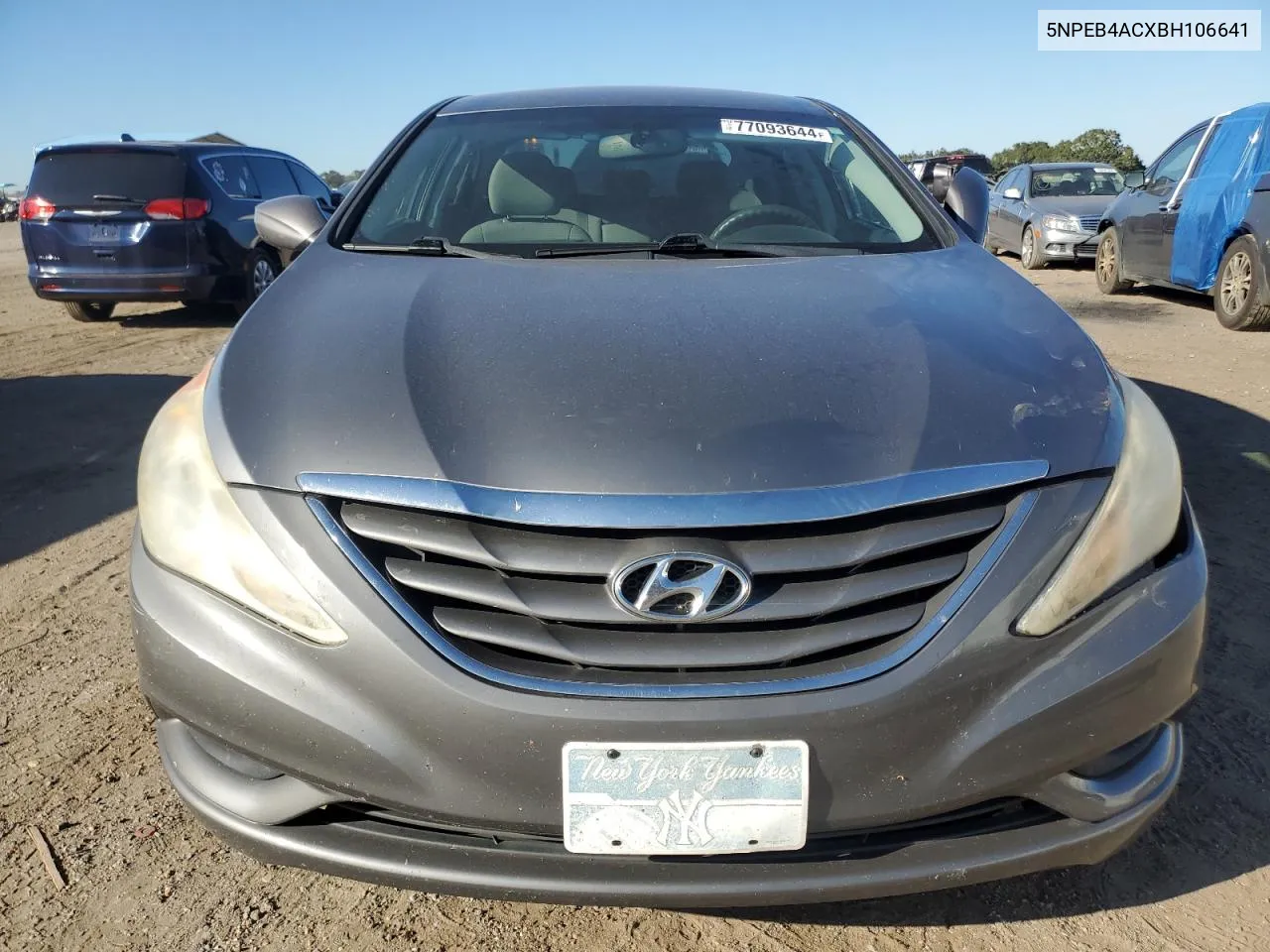 2011 Hyundai Sonata Gls VIN: 5NPEB4ACXBH106641 Lot: 77093644