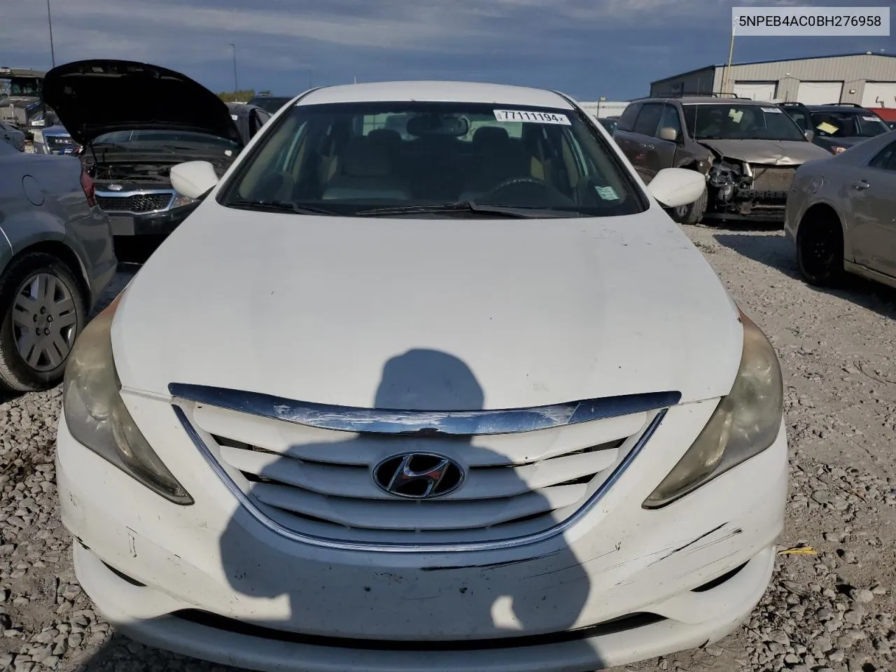 2011 Hyundai Sonata Gls VIN: 5NPEB4AC0BH276958 Lot: 77111194