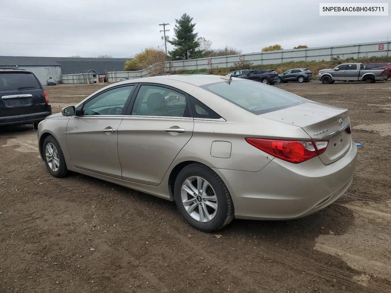 2011 Hyundai Sonata Gls VIN: 5NPEB4AC6BH045711 Lot: 77166044