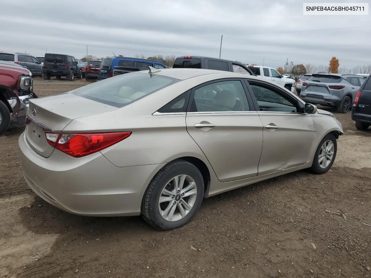 2011 Hyundai Sonata Gls VIN: 5NPEB4AC6BH045711 Lot: 77166044