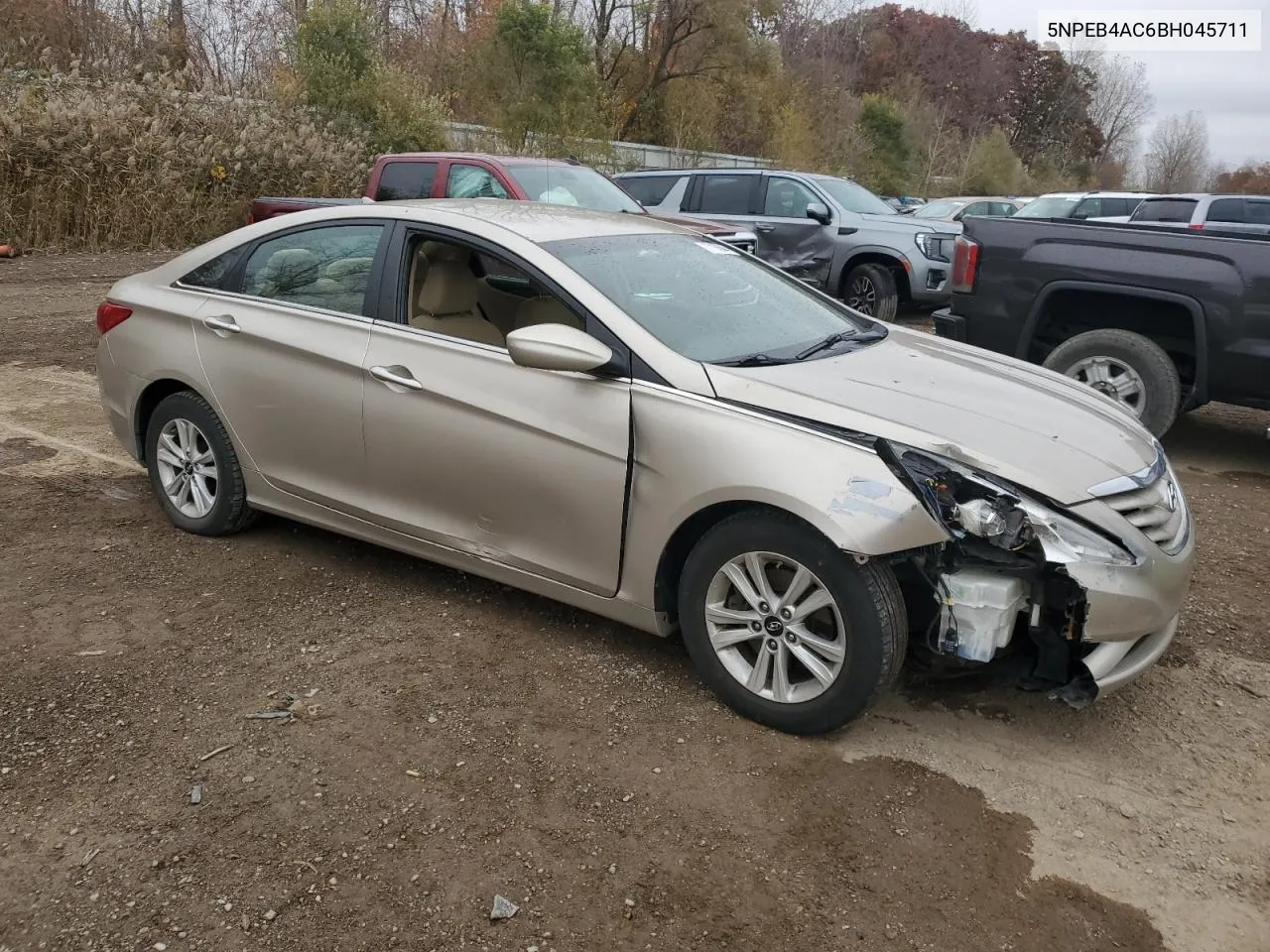 2011 Hyundai Sonata Gls VIN: 5NPEB4AC6BH045711 Lot: 77166044